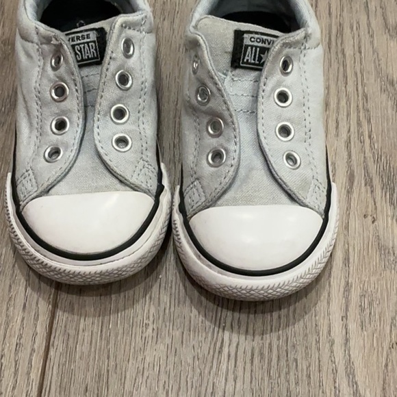 Converse Lot of 2 Gray Pink Sneakers Classic Low-Top All Star Chucks Size 7 - Picture 9 of 16